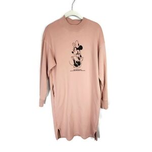 Uniqlo Disney Mini Mouse Sweatshirt Dress Sz XS